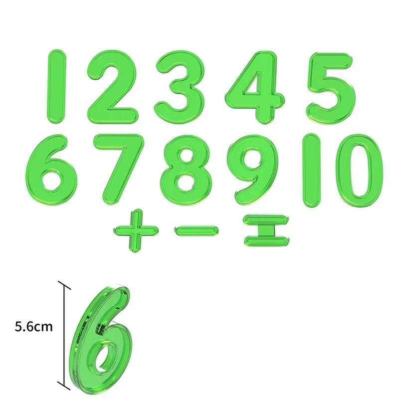 

Transparent Alphanumeric Spelling Word Math Game Rainbow Uppercase/Lowercase English Letters Arithmetic Learning Educational Toy