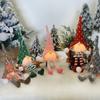 New Glowing Gnome Christmas Ornament LED Long Leg Faceless Doll Christmas Pendant Home Decoration Christmas Navidad Natal Gift