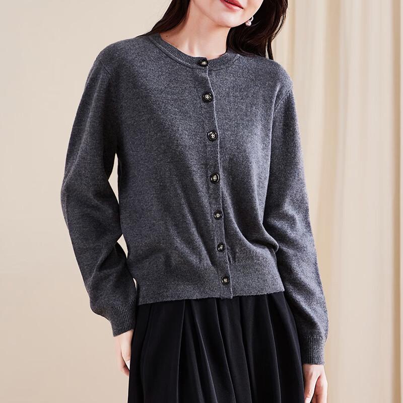 SOFSIL Women s Long Sleeve Round Neck Knit Cardigan L