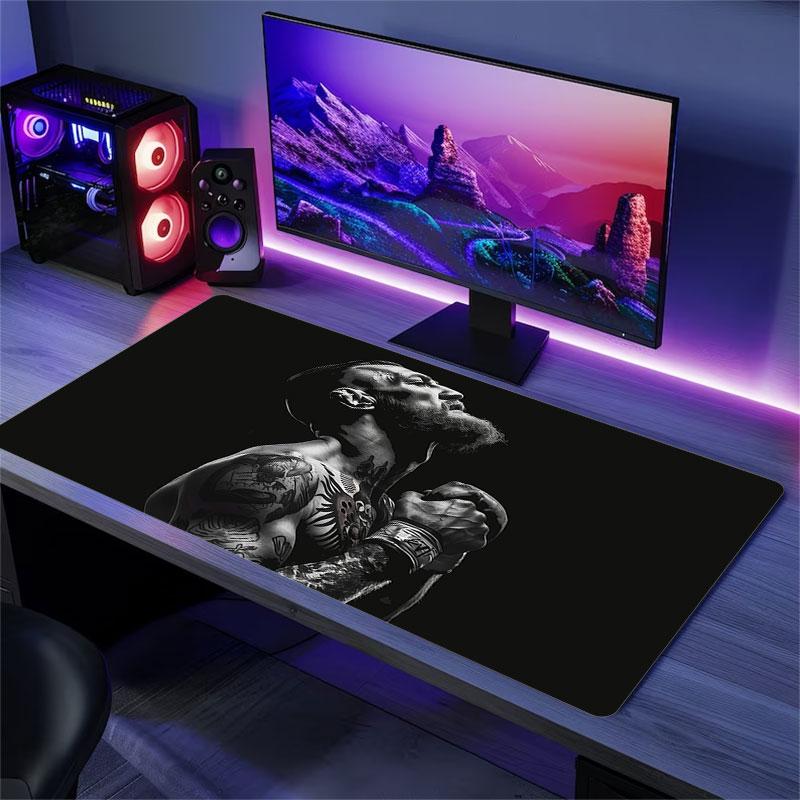 The Notorious Mouse Pad, Large Gaming Desk Mat, Non-slip XXL Mousepad for Laptop & Tablet, Mini PC Playmat with Stitched Edges