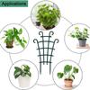 6 Pieces Rustproof Garden Trellis for Potted Climbing Plants Outdoor Indoor Pot Stable Supports for Home Office