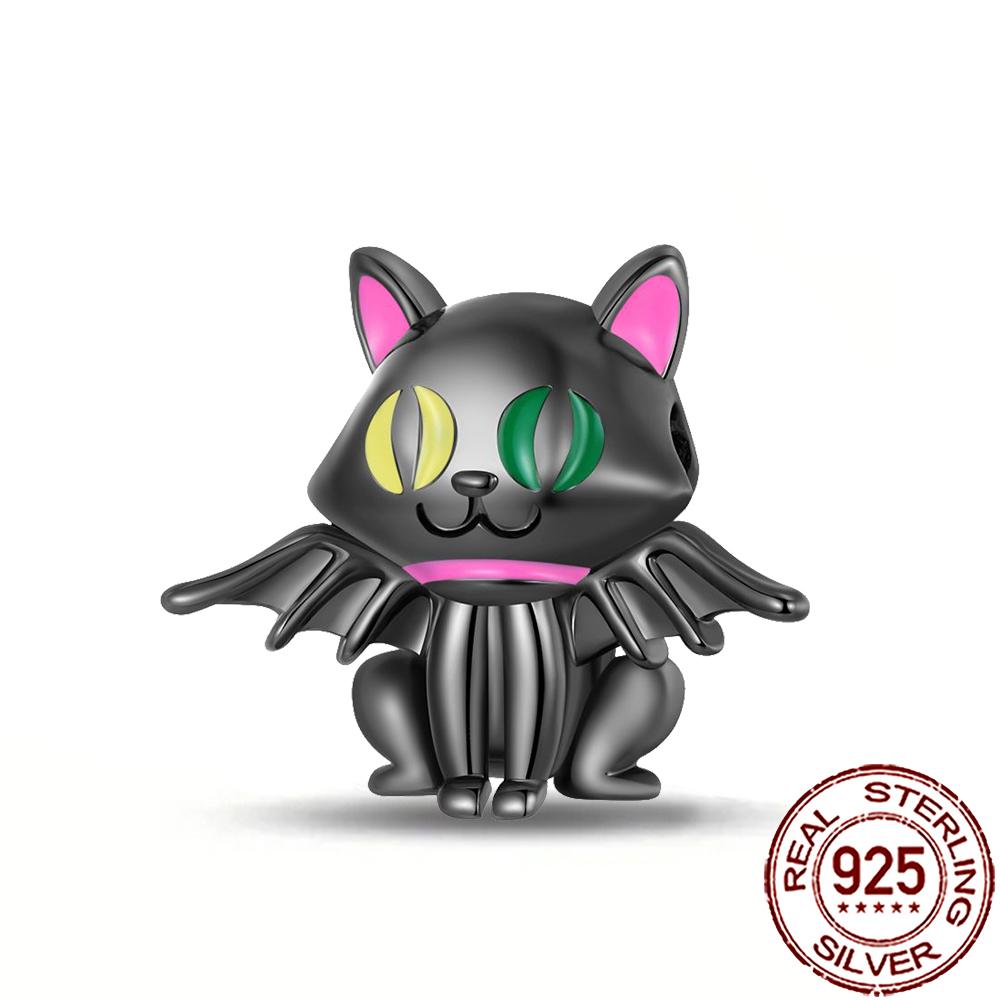 New Charms Copper Cat Dog Flamingo Chameleon Axolotl Animal Beads Fit Bracelet Necklace Women Diy Jewelry