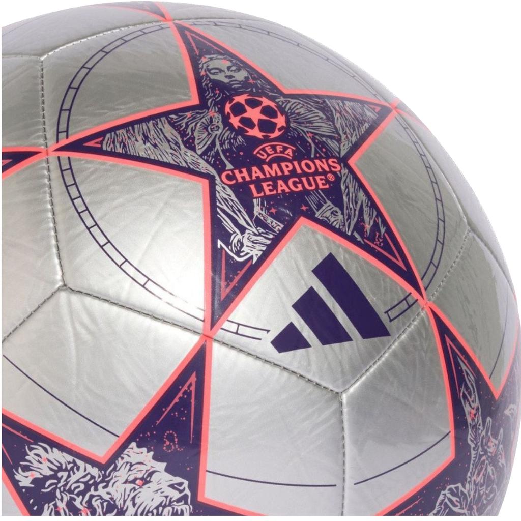 Adidas UEFA Champions League Club Ball, Unisex Silver Football