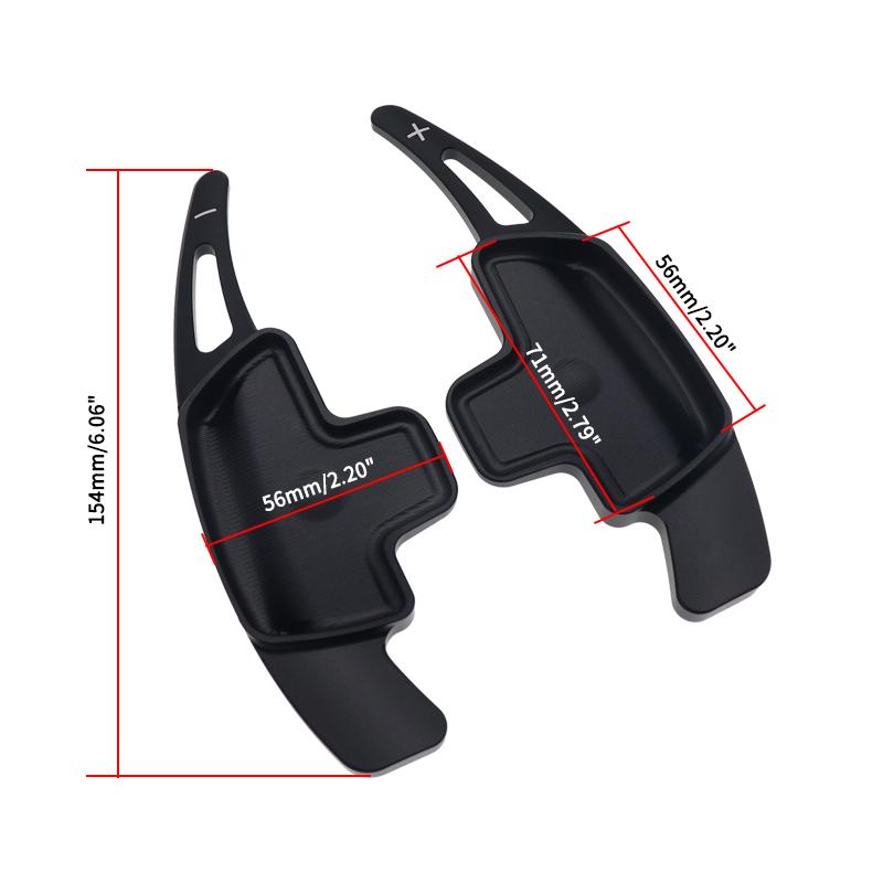 2x schimbătoare de schimb de extensie pentru volan de mașină din aliaj de aluminiu pentru Mercedes Benz ABCE GLE Class W176 W205 W246 C117 W218