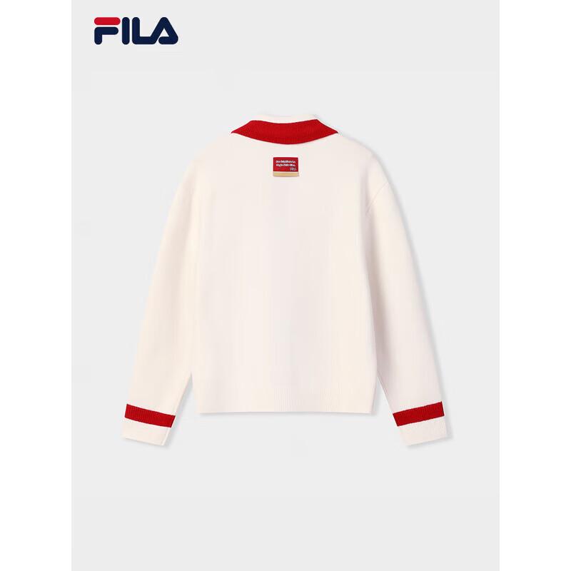 Fila Women's Blush Towel Embroidery Knitted Cardigan