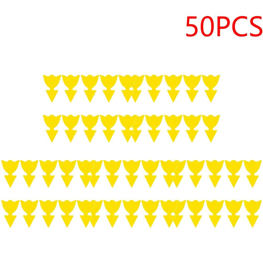 100-10pcs Dual-Sided Insect Mosquito Sticky Trap For Garden Insect Killer Whitefly Thrip Fruit Fly Gnat Waterproof Sticky Board