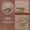 Golden Insect Figurine: Brass Statue Insect Garden Sculpture Figurine for Home Office Car Decor