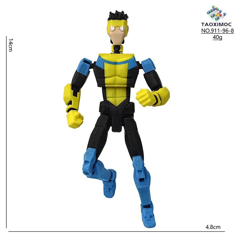 3D Printed Articulated Mark Universe Assembly Model Desk Figurine Toy For Kids Teens Collectors Birthday Gift Home Office Decor