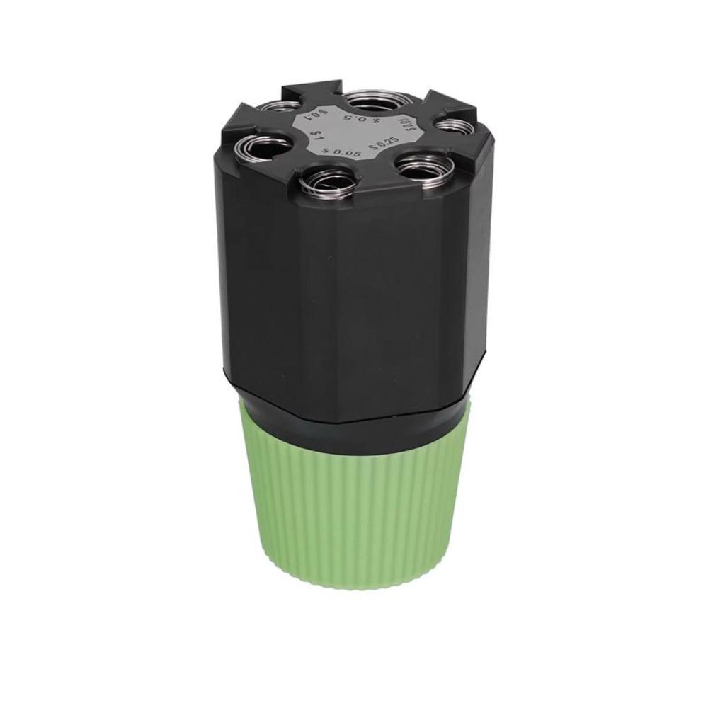 2-Layer Design Car Coin Piggy Bank Cup Shape Large Capacity Coin Storage Holder Multifunction Dollar Organizer Loose Change