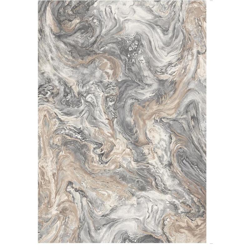 Dywan w stylu skandynawskim ze wzorem marmuru, do salonu, w pełni pokrywający podłogę, z matą antypoślizgową, do sypialni, kuchni, zimowe maty zapewniające ciepło