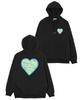 Milkfed Logo In Heart Black Women's Sweatshirt,