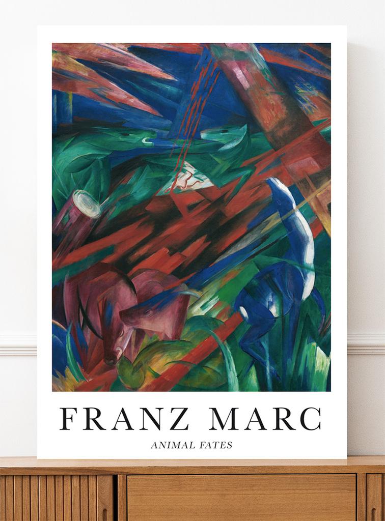 Poster Franz Marc Animal Fates