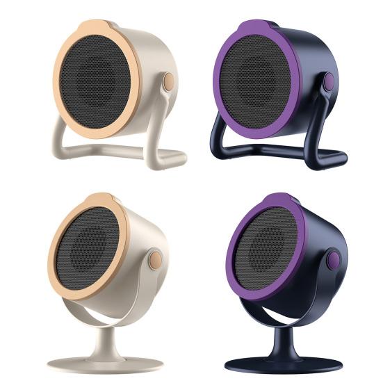 Portable Electric Desktop Heater Energy-saving Efficient Indoor Heater Silent Operation Mini Fan Heater Foot Warmer for Home Office Use