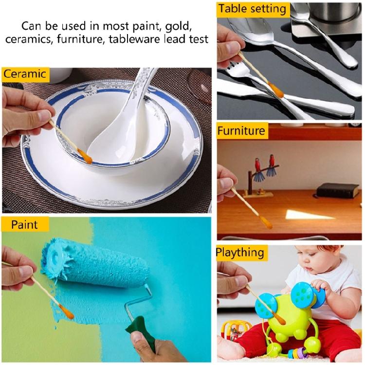 Leads Detection Swabs Pack Of 30 Leads Paint Test Kits for Ensuring Safety In Food and Drink Items