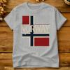 Norway Flag Design TShirt Unisex Y2k Basic TShirts Summer ONeck Harajuku Tees Hot Sale Big Size Tops