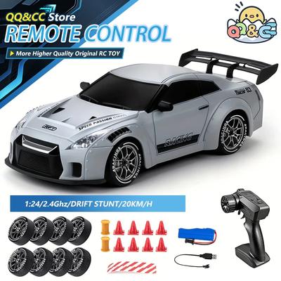Non-Toxic Rc Mini Car Racing Drift Model 1/24 2.4G Rc Vehicle Linkage Light Set Max Speed 20Km/H Indoor Toys For Children Kids Birthday Gifts