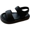 Children Summer Boys Girls Fashion Pure Color Hook Sandals Baby Soft Breathable Shoes Kids Summer Beach Sandal