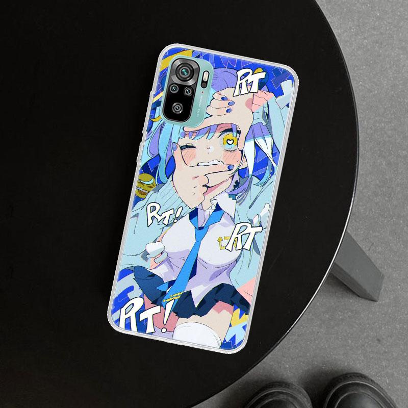 Cute Anime Girl INS Phone Case Cover for Xiaomi Redmi Note 15 14 13 12 11 Pro Plus 14S 12S 11S 11T 11E 10S 10 Customized Fundas