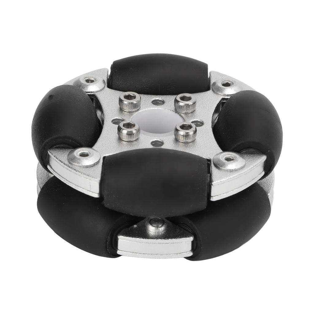 48mm Double Aluminum Alloy Omni Directional Wheel Loading 3kg for Robotic Competition