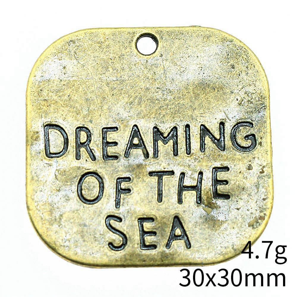 Gifts For Women Charms Bag Oval Tag Charms Pendant Clearance Sale Items Bracelet Pendant