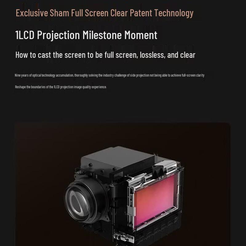 מקרן ביתי חכם Dayancheng R3 Ultra 1080P עם גימבל