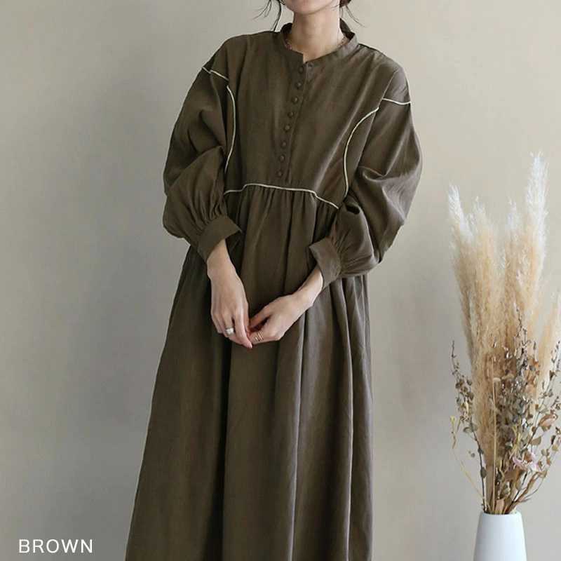 Women's Pleated Cotton Dress