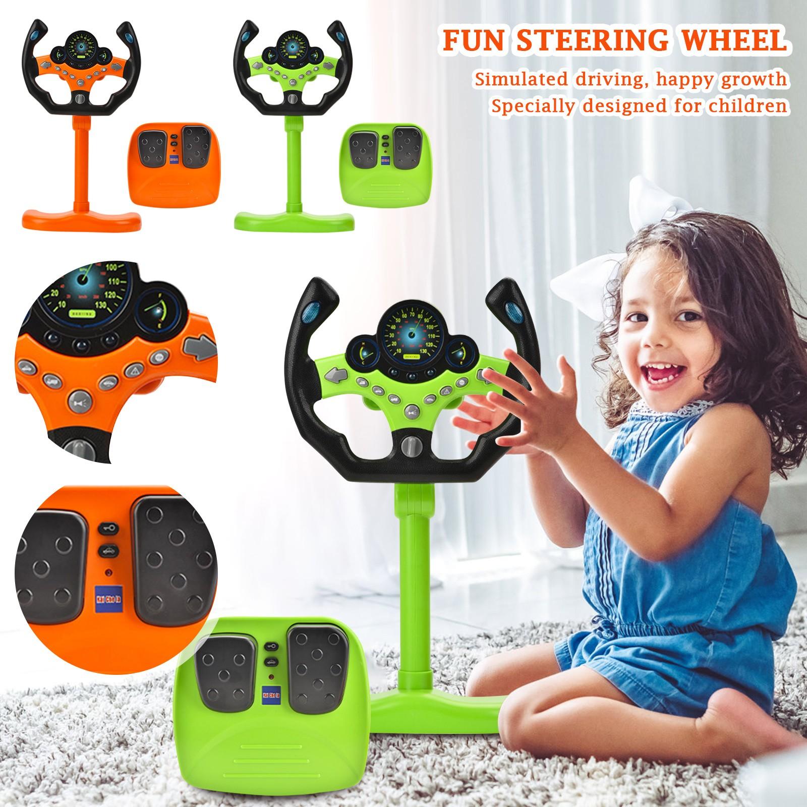 

Детский симулятор руля, игрушечный руль электромобиля, обучает жизни детей One Size