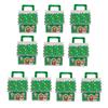 10Pcs Christmas Wonderland Cottage Gift Box Set Large 3D Pop-Up House Shaped Paper Candy Boxes Festive Holiday Party Favor Decor