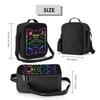 Rainbow Insulated Lunch Bag for Women Occult  Cooler Thermal Lunch Box Office Picnic Travel