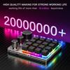 USB C Macro Keypad with 16-Key and 3 Knobs Programmable  Mechanical Gaming Keyboard for Efficiency Gaming and Office