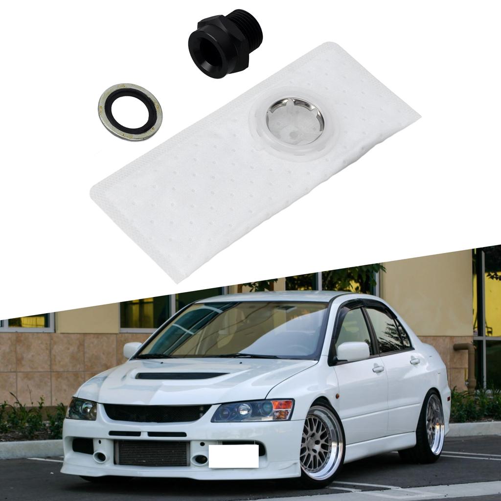 In Tank Fuel Filter Adapter M18x1.5 Thread 0.5in Inner Diameter Aluminum Alloy Fittings Universal