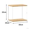 Acrylic Showcase Box Organizer Dustproof for Collectibles Holder