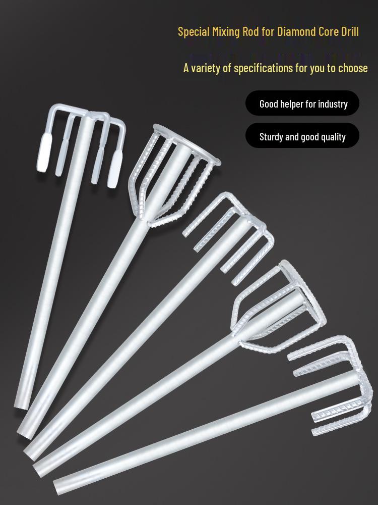 Thickened Double Mountain Plaster Putty Paint Mixer Rod