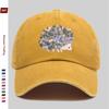 Pc Floral Hedgehog Print Baseball Cap Casual Pattern Design Decor Hat Comfortable Lightweight Sun Hat with Adjustable Strap