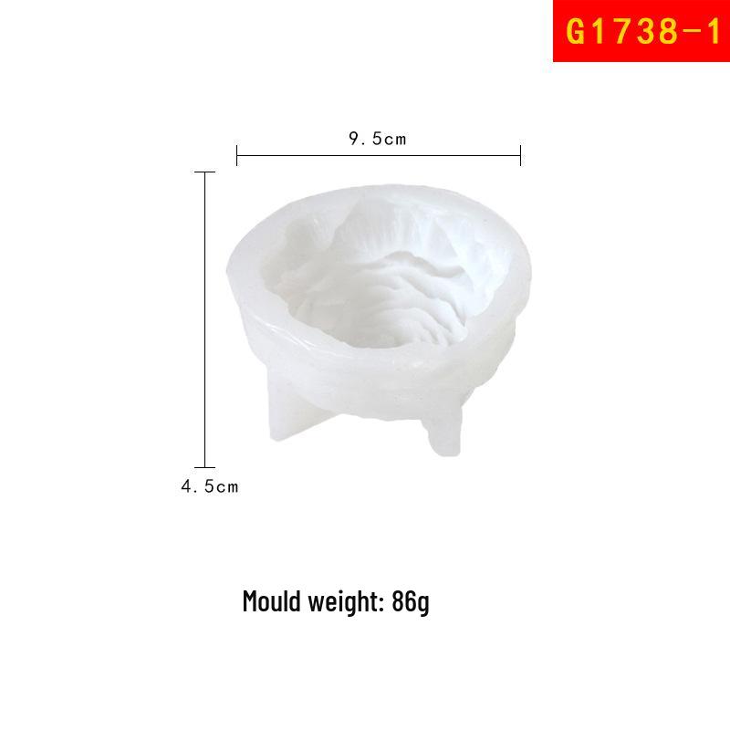 Peony Rose Silicone Candle Mold for Easy Demolding