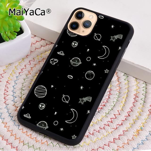 Trippy Art aesthetic Space Moon Phone Case For iPhone 17 Air 16 pro max 15 14 plus 12 13 Shell Cover coque