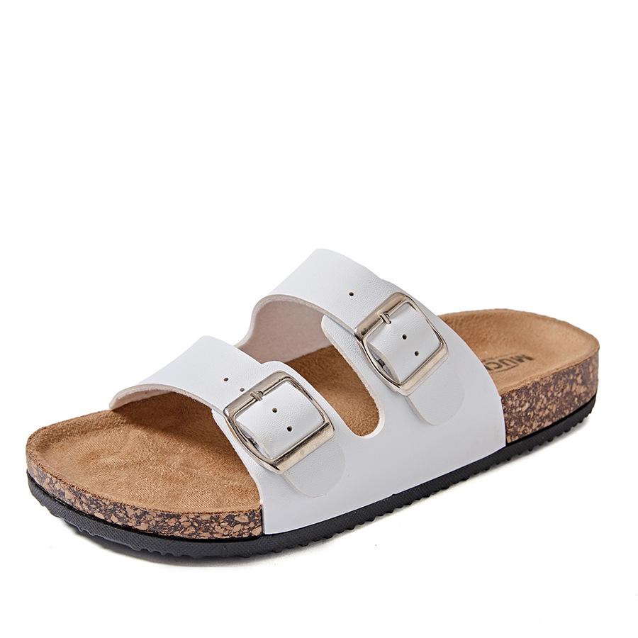 Men's Summer Cork Slippers 2025 - Thick Sole, Wear-Resistant, Birkenstock Style Beach Sandals
