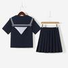 Japanese JK Navy Sailor School Uniform Set for Women