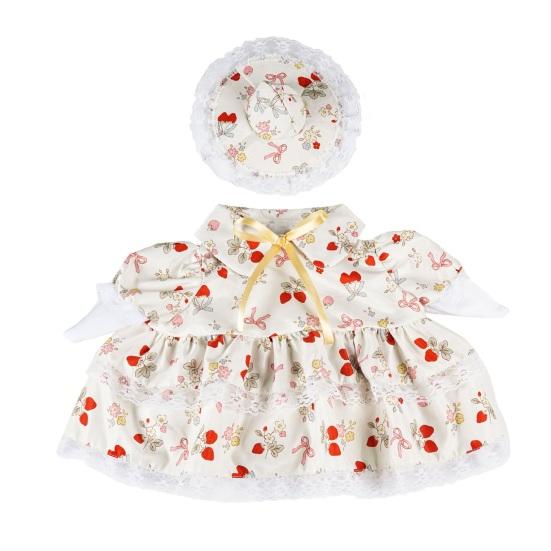 Spring Flower Porch Goose Outfit for 23 Inch Cement Goose Wildflower Floral Goose Clothes for Spring Summer Outdoor Patio Yard Lawn Decoration