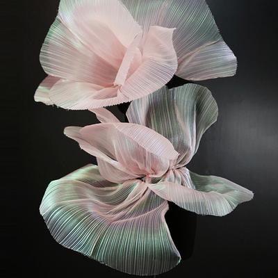 Organza Mermaid Pleated Fabric Ruffled Tull Wedding Photography Background Stage Decoration for Costume Party Dress Sewing Craft