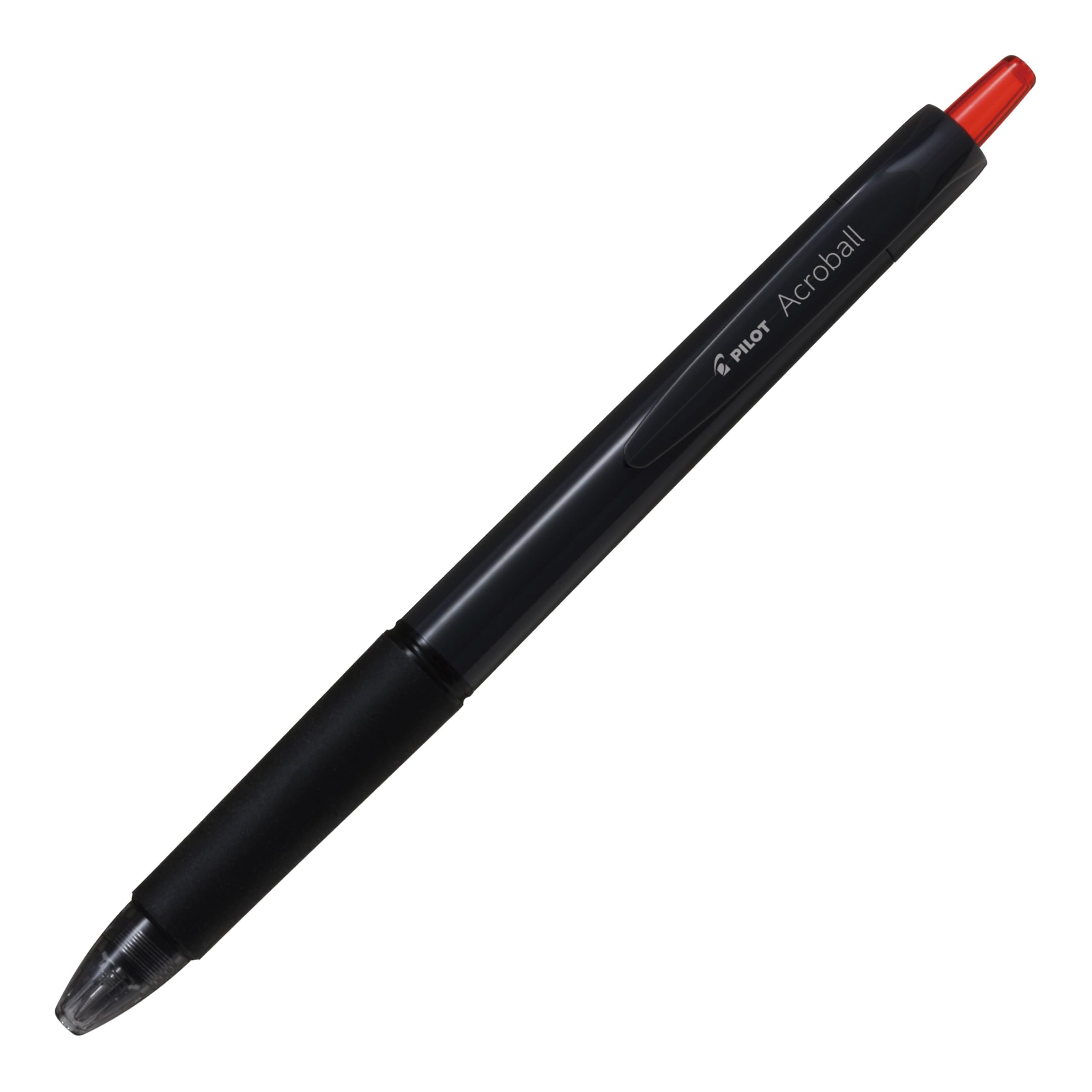 PILOT Acroball Ballpoint 10 Pens 0.7mm Pen, Oil-Based Ink, Black/Red Ink, (10BAB17BR) чёрный