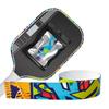 1PC Random Graffiti Pickleball Racket Edge Sticker Scratch-proof Anti-fall Paddle Head Edge Tape Shock Absorption Decor