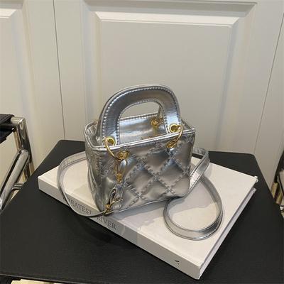 Neue modische und vielseitige Mini-Exquisite und schöne Pendlerhandtasche einfarbig schlichte Schulter-Umhängetasche