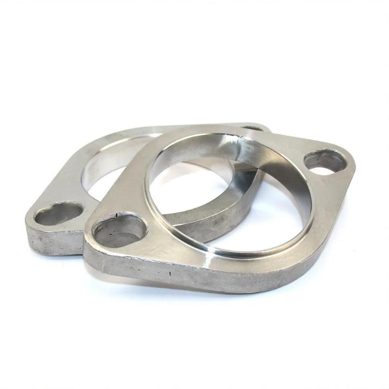 Universal Stainless Steel Muffler Flange 2 Inch Exhaust Pipe Connector Accessory Car Modification Heat Resistance