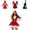 Cozy Santa Claus Christmas Costume For Women Featuring Breathable And Warm Material