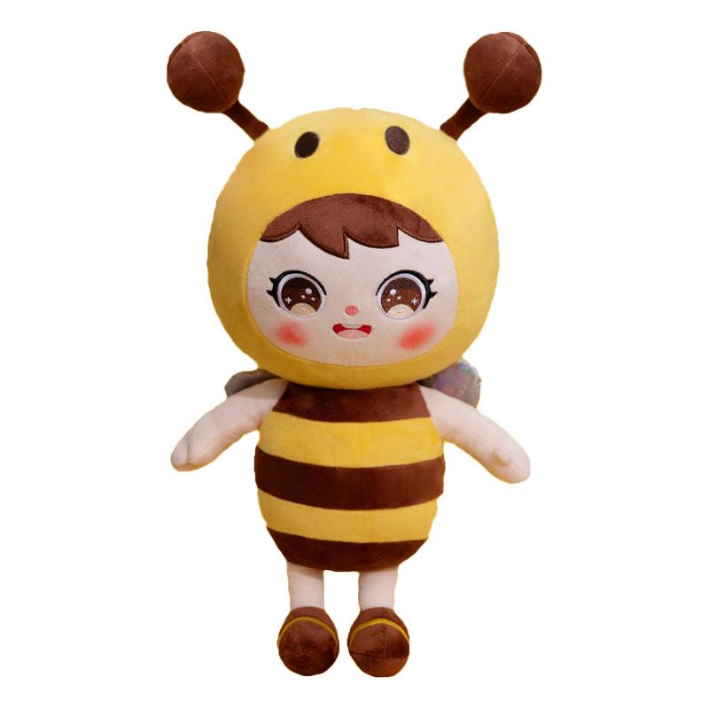 Cute cute bee doll doll plush toy bee doll home sofa pillow girl doll