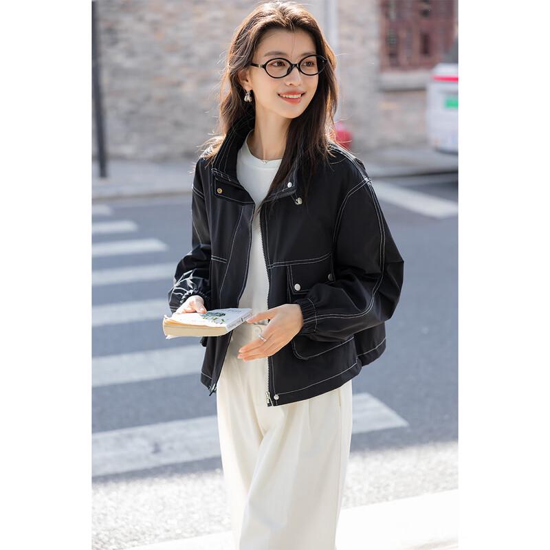 

MoKana Women s Casual Baseball Jacket M