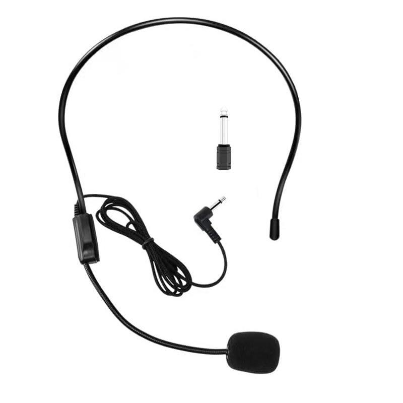 

Teacher s Bee Megaphone: Dual-Use Clip-On, Head-Mounted Wired Microphone for Tours