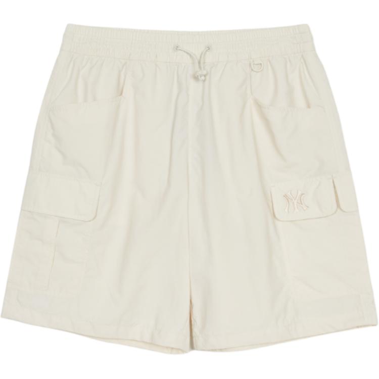 New MLB Cargo Shorts Unisex Beige 3ASMB1153-50CRM