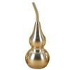 Brass Polished Gourd Table Ornament - High-Polish Brushed Copper Decor